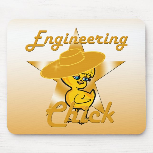 Engineering Chick #10 Mouse Pad (Front)