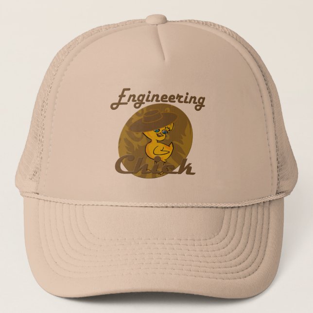 Engineering Chick #6 Trucker Hat (Front)