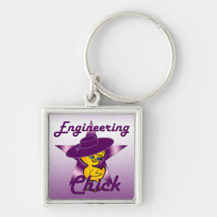 Engineering Chick #9 Key Ring