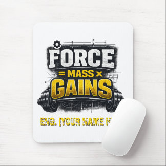 Engineering Gains: Physics Force Personalized Mouse Pad