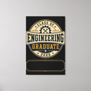 Engineering Graduate Class Of 2026 Gift Canvas Print