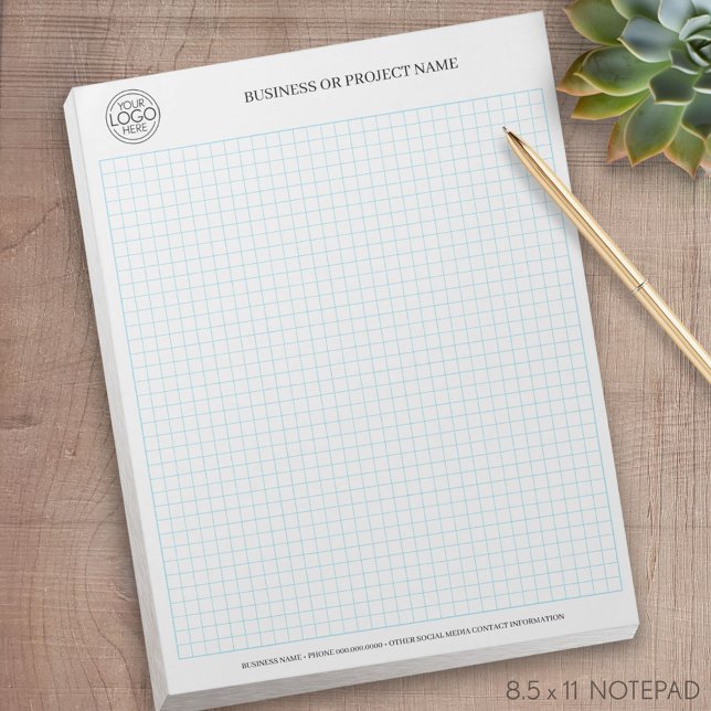 Engineering Graph Pad Calcpad with Company Logo (custom notepad with logo)