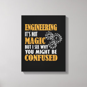 Engineering - I See Why You Might Be Confused Canvas Print
