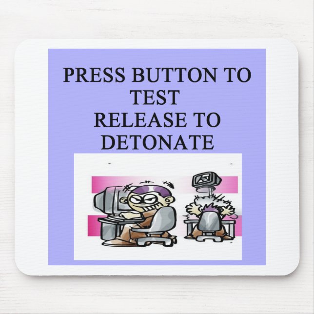 engineering research joke mouse pad (Front)