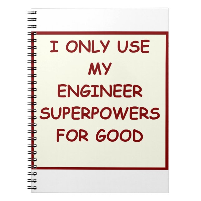 engineering spiral notebook (Front)
