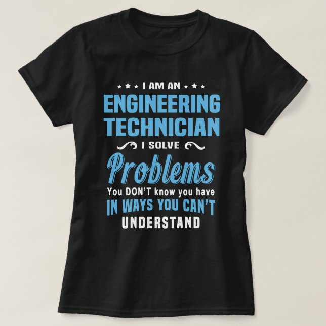 Engineering Technician T-Shirt (Design Front)