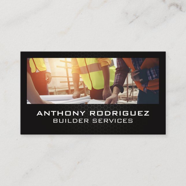 Engineers and Architects | Construction Business Card (Front)