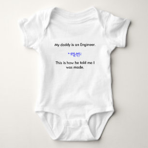 Engineers baby bodysuit