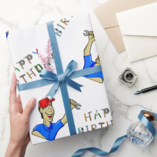 Engineer's Birthday  Wrapping Paper