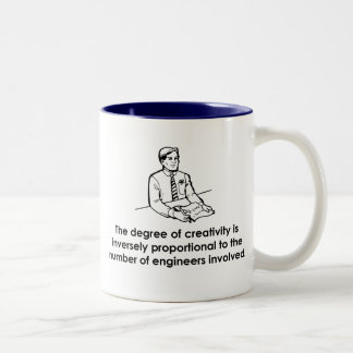 Engineers & Creativity Two-Tone Coffee Mug