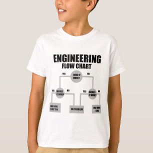 Engineers Flow Chart T-Shirt