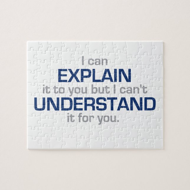 Engineer's Motto - Science Type Stuff Jigsaw Puzzle (Horizontal)