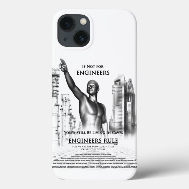 Engineers Rule Case-Mate iPhone Case (Back)