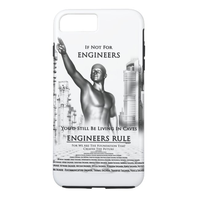 Engineers Rule Case-Mate iPhone Case (Back)