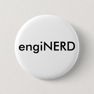 engiNERD 6 Cm Round Badge