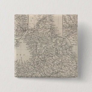 England 10 15 cm square badge