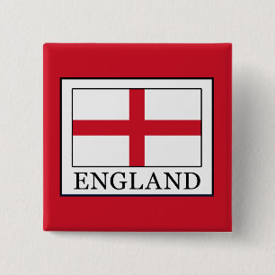 England 15 Cm Square Badge