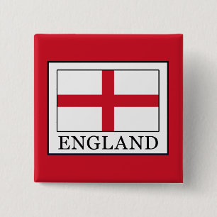 England 15 Cm Square Badge