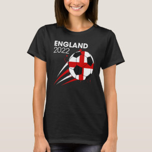 England 2022 Soccer Team British Flag Men Boys T-Shirt
