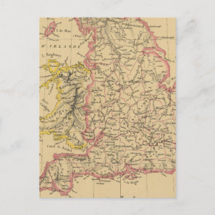 England 4 postcard