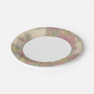 England 9 paper plate