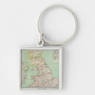 England and Ireland Key Ring
