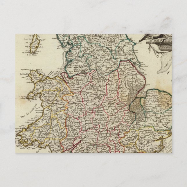 England and Wales 2 Postcard (Front)