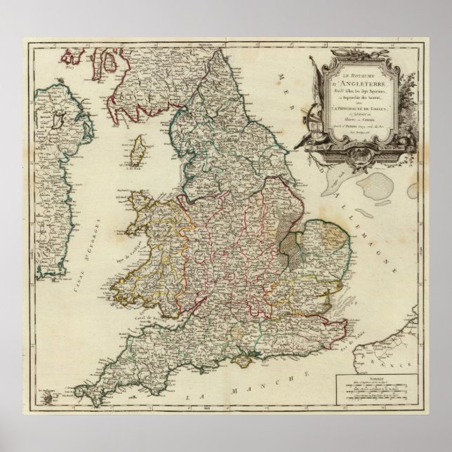 England and Wales 3 Poster (Front)