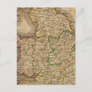England and Wales 4 Postcard