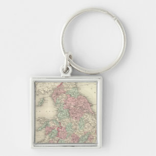 England and Wales 5 Key Ring