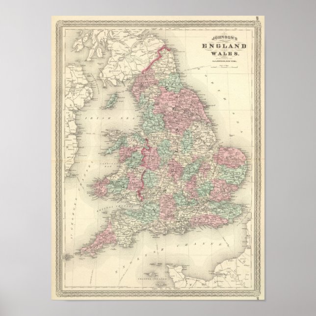 England and Wales 5 Poster (Front)