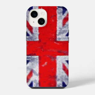 England blue and red flag iPhone 14 case