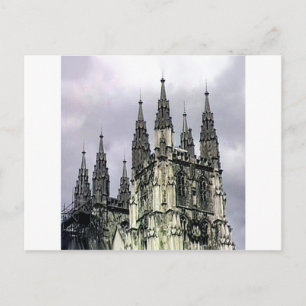 England Canterbury Church Spirals The MUSEUM Zazzl Postcard