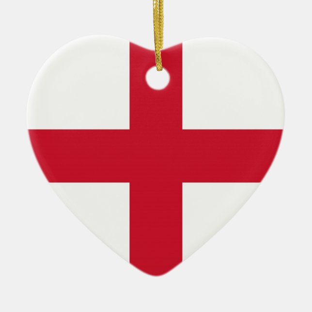 ENGLAND CERAMIC TREE DECORATION (Front)