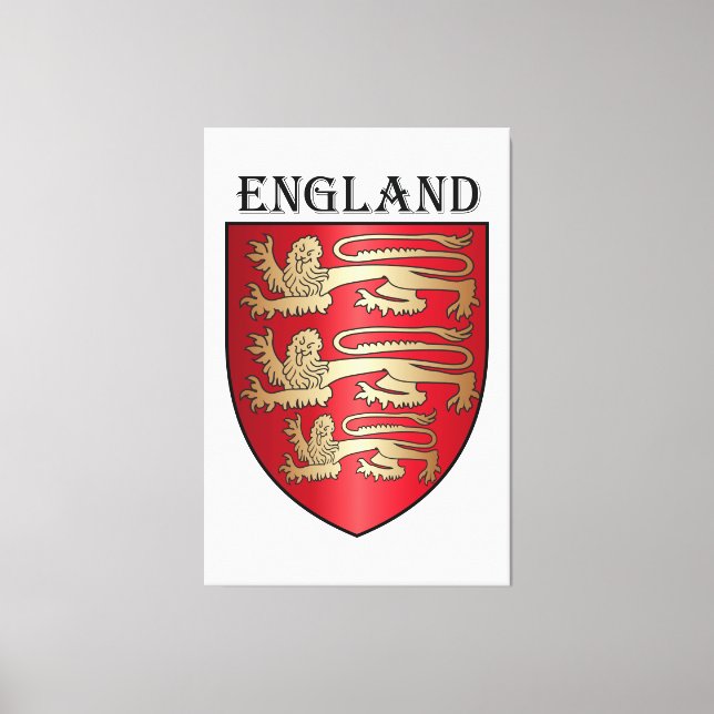 England coat of arms canvas print (Front)