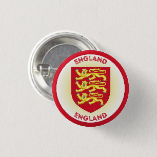 England Coat of Arms Circle Shape 3 Cm Round Badge