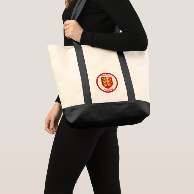 England Coat of Arms Circle Shape  Tote Bag (Front (Product))