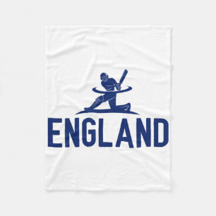 England Cricket Fan. Men  Fleece Blanket