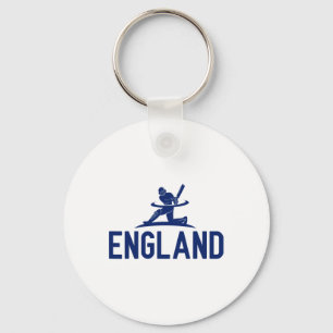 England Cricket Fan. Men Key Ring