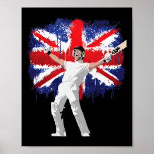 England Cricket Jersey National Fans English Crick Poster