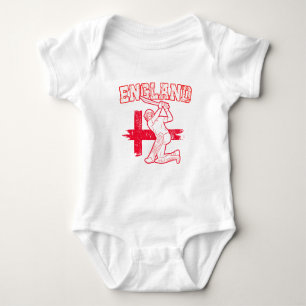 England Cricket Player Baby Bodysuit