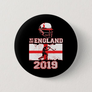 England Cricket Team Supporters We Are England Gif 6 Cm Round Badge