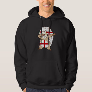 England Dabbing Hedgehog St George's Cross English Hoodie