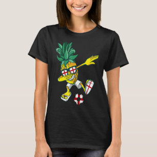 England Dabbing Pineapple England Soccer English P T-Shirt