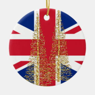 England English British Flag Christmas Ornament