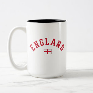 England English Flag, England, English flag design Two-Tone Coffee Mug