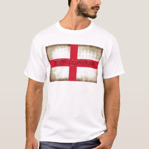 England English Grunge Flag Saint George Cross T-Shirt