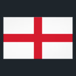 England – English National Flag Photo Print<br><div class="desc">National flag of England The English flag has a red cross on a white background, also known as St. George's cross. It was adopted as the English national flag in the 16th century, and has a 3:5 ratio. Note that any distortion in the preview image is caused by compression artefacts,...</div>
