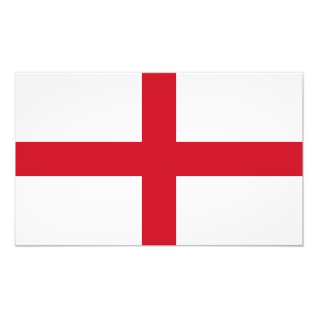 England – English National Flag Photo Print (Front)