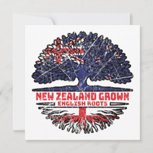 England English New Zealander New Zealand Tree Card